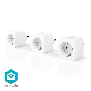 Nedis Smart Plug Wi-Fi - 16a - 3 Stk.