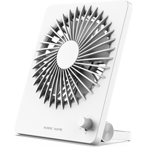 Nordic Home Bærbar Usb Ventilator - Hvid