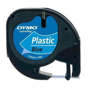 Dymo Letratag Tape 1.2 Cm X 4 M - Blå