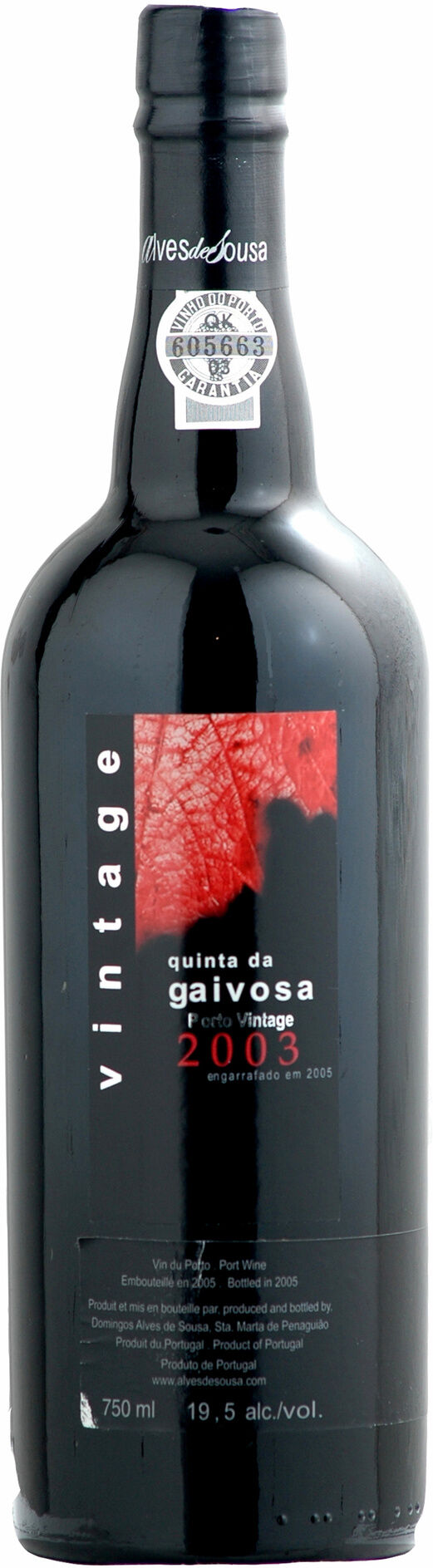 Domingos Alves de Sousa Quinta Da Gaivosa Vintage 2003 - Lille