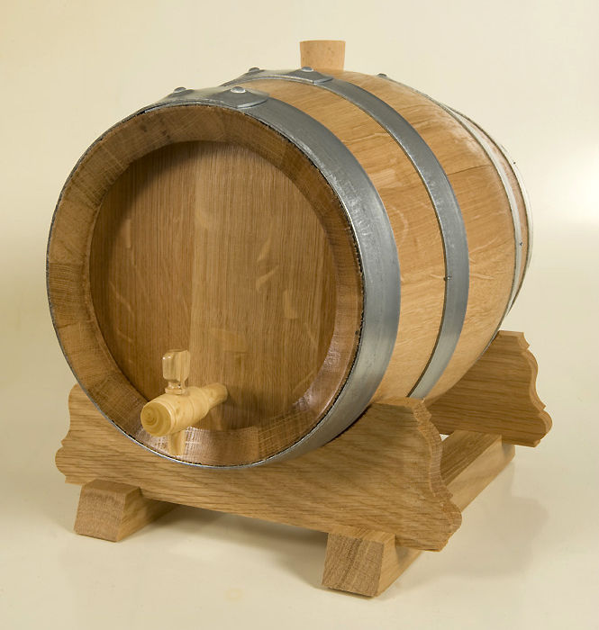 15 Liters Fransk Egetræstønde 15 Liters Fransk Egetræstønde