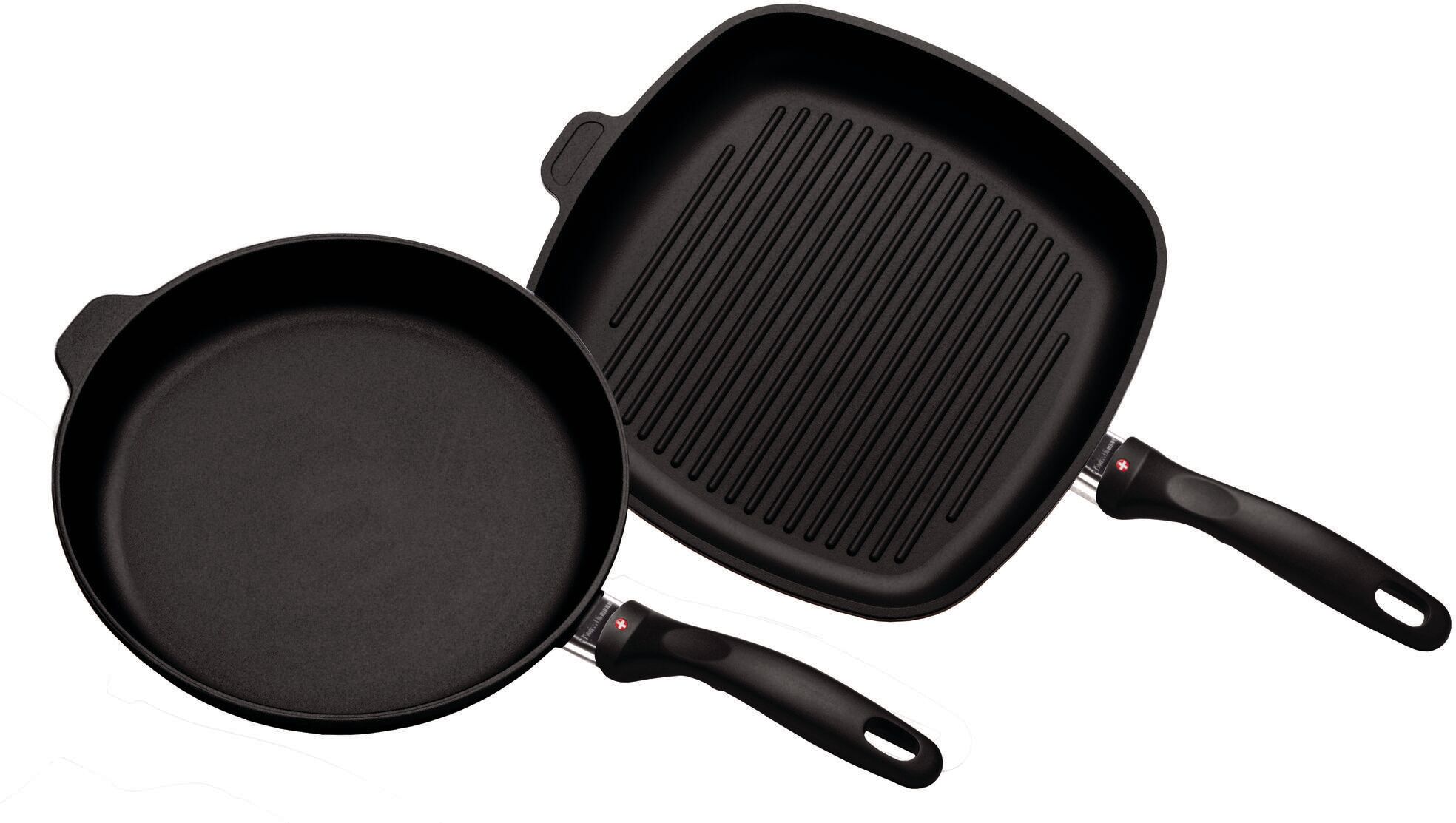 Swiss Diamond - Xd Stege- Og Grillpande - Ø 28 Og 25x25 Cm - Non-Stick