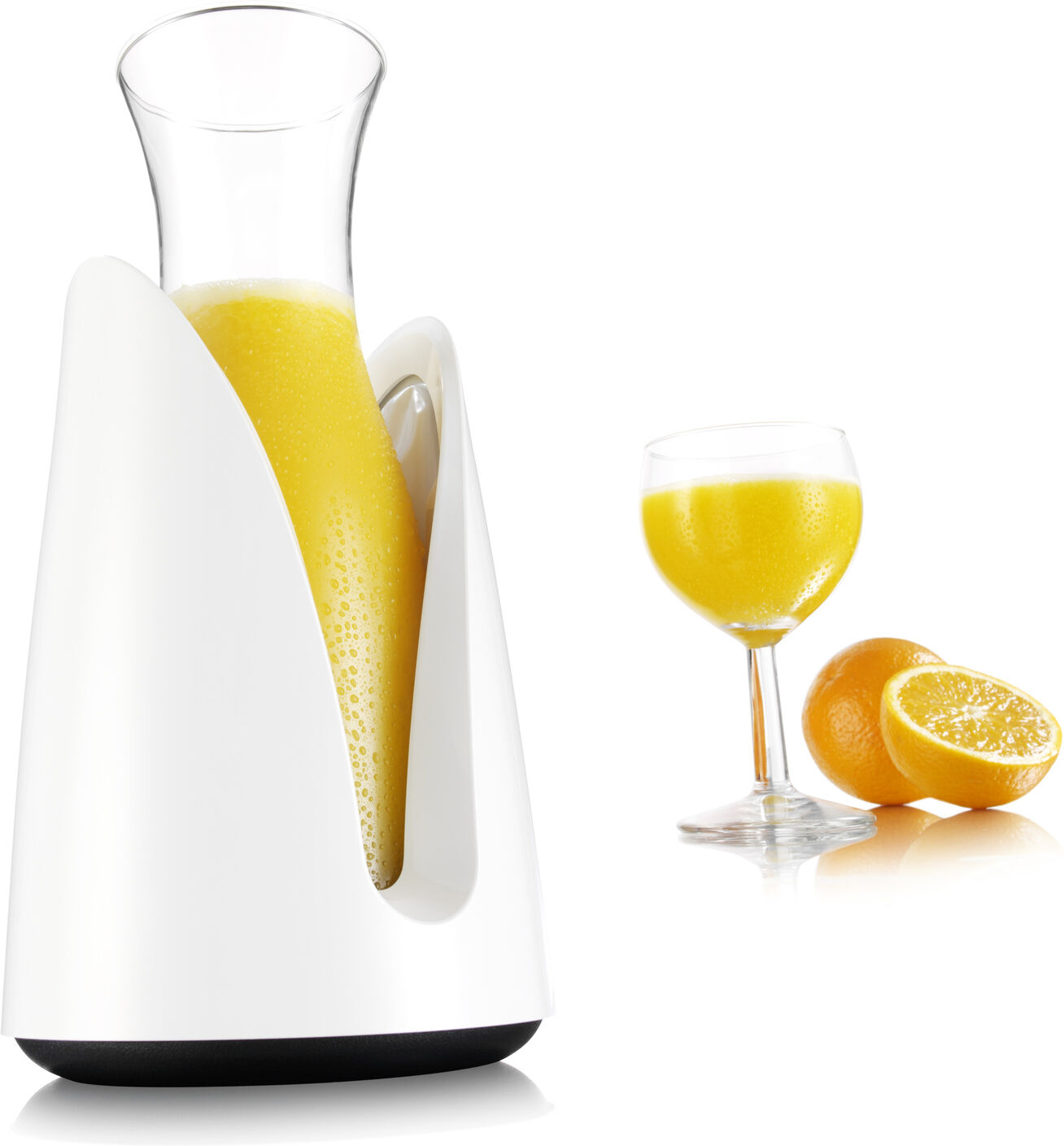 Vacuvin - Karaffel Med Køler - Hvid Vacuvin - Karaffel Med Køler - Hvid