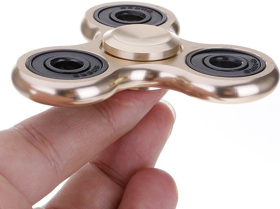 False Fidget Spinner guldfärgad False Fidget Spinner guldfärgad