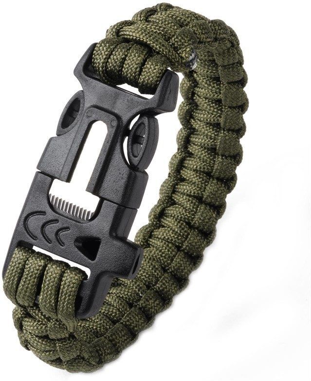 False Överlevnadsarmband av paracord False Överlevnadsarmband av paracord