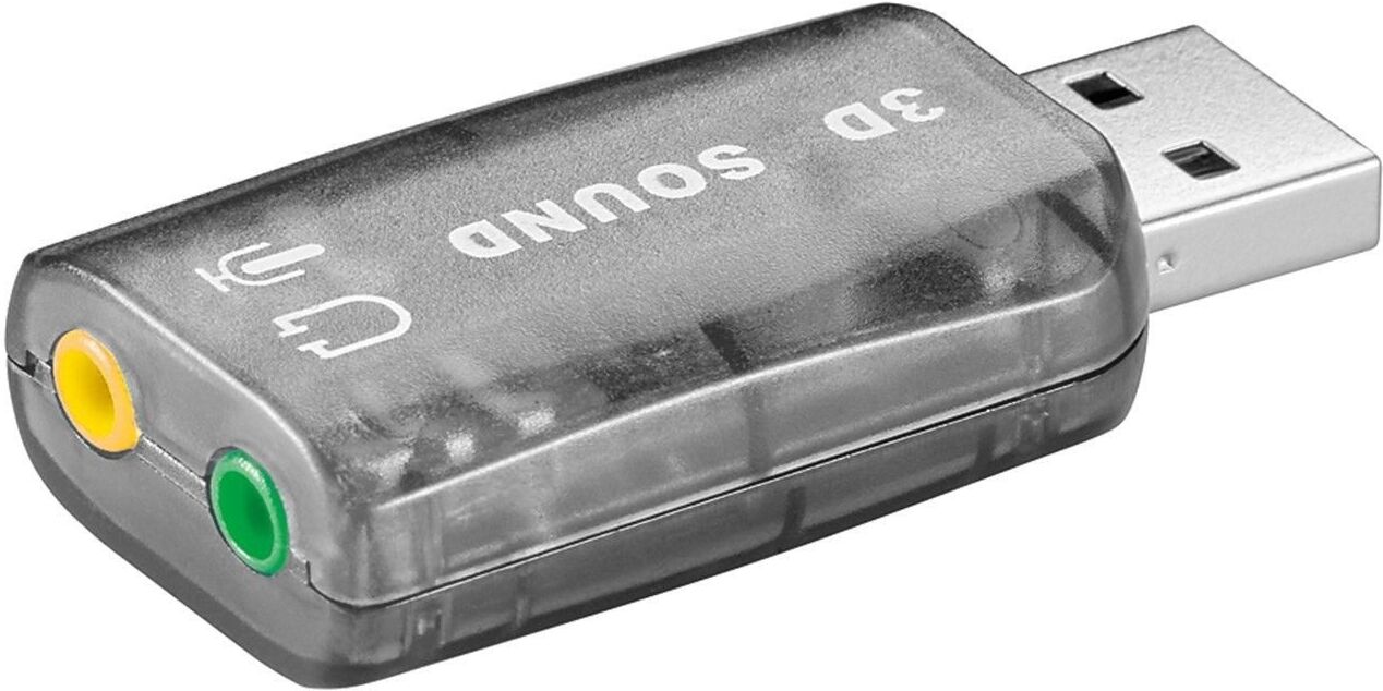 Goobay Eksternt USB-lydkort Goobay Eksternt USB-lydkort