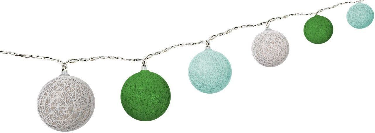 Goobay Batteridriven LED Slinga i form av 10st bomullsbollar Goobay Batteridriven LED Slinga i form av 10st bomullsbollar