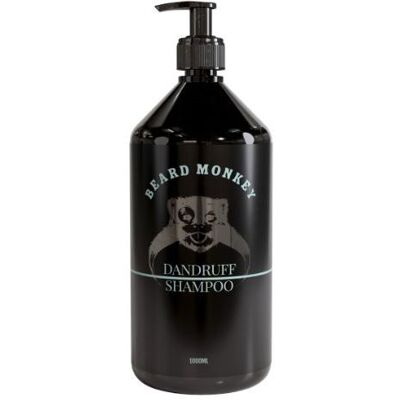 Beard Monkey Skæl-Shampoo - Fugtighedsbevarende, Aloe Vera, 1000 ml Beard Monkey Skæl-Shampoo - Fugtighedsbevarende, Aloe Vera, 1000 ml