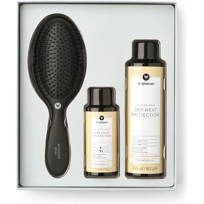 Hh Simonsen Dry Heat Protection + Wonder Brush Gift Box Hh Simonsen Dry Heat Protection + Wonder Brush Gift Box