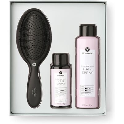 Hh Simonsen Hairspray + Wonder Brush Gift Box Hh Simonsen Hairspray + Wonder Brush Gift Box