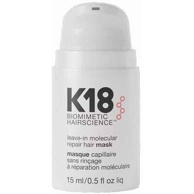 K18 Leave-In Molekylær Reparerende Hårmaske - 15 ml K18 Leave-In Molekylær Reparerende Hårmaske - 15 ml