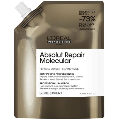 L'Oréal Professionnel Paris Absolut Repair Molecular Sulfatfrit Shampoo - Skadet Hår L'Oréal Professionnel Paris Absolut Repair Molecular Sulfatfrit Shampoo - Skadet Hår
