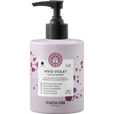 Maria Nila Colour Refresh Vivid Violet - Semi-permanent Hårfarve 300ml Maria Nila Colour Refresh Vivid Violet - Semi-permanent Hårfarve 300ml