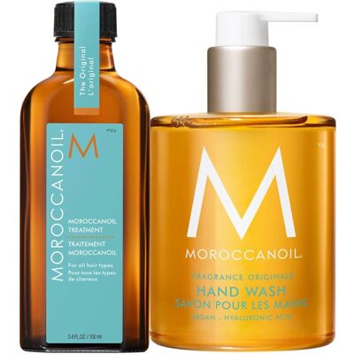 Moroccanoil Oil Treatment 100ml + Hand Wash 360ml Moroccanoil Oil Treatment 100ml + Hand Wash 360ml