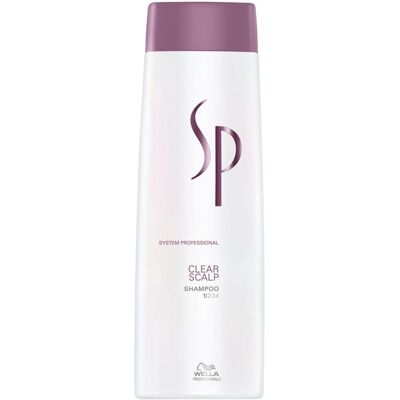 Wella sp Clear Scalp Shampoo - Modvirker skæl, Mild, 250ml Wella sp Clear Scalp Shampoo - Modvirker skæl, Mild, 250ml