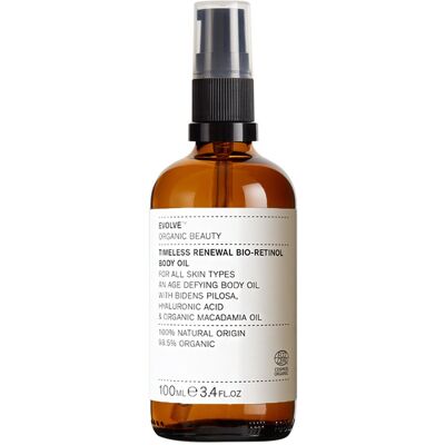 Evolve Organic Beauty Timeless Renewal Bio-Retinol Body Oil - 100ml Evolve Organic Beauty Timeless Renewal Bio-Retinol Body Oil - 100ml