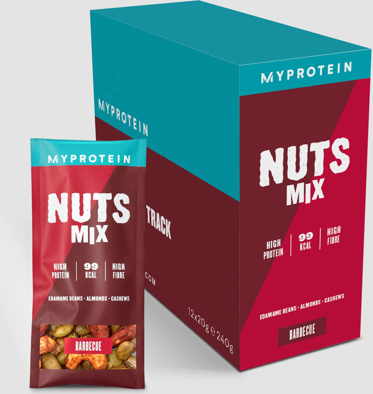 Myprotein N.U.T.S Mix - 12 x 20 g - BBQ Myprotein N.U.T.S Mix - 12 x 20 g - BBQ