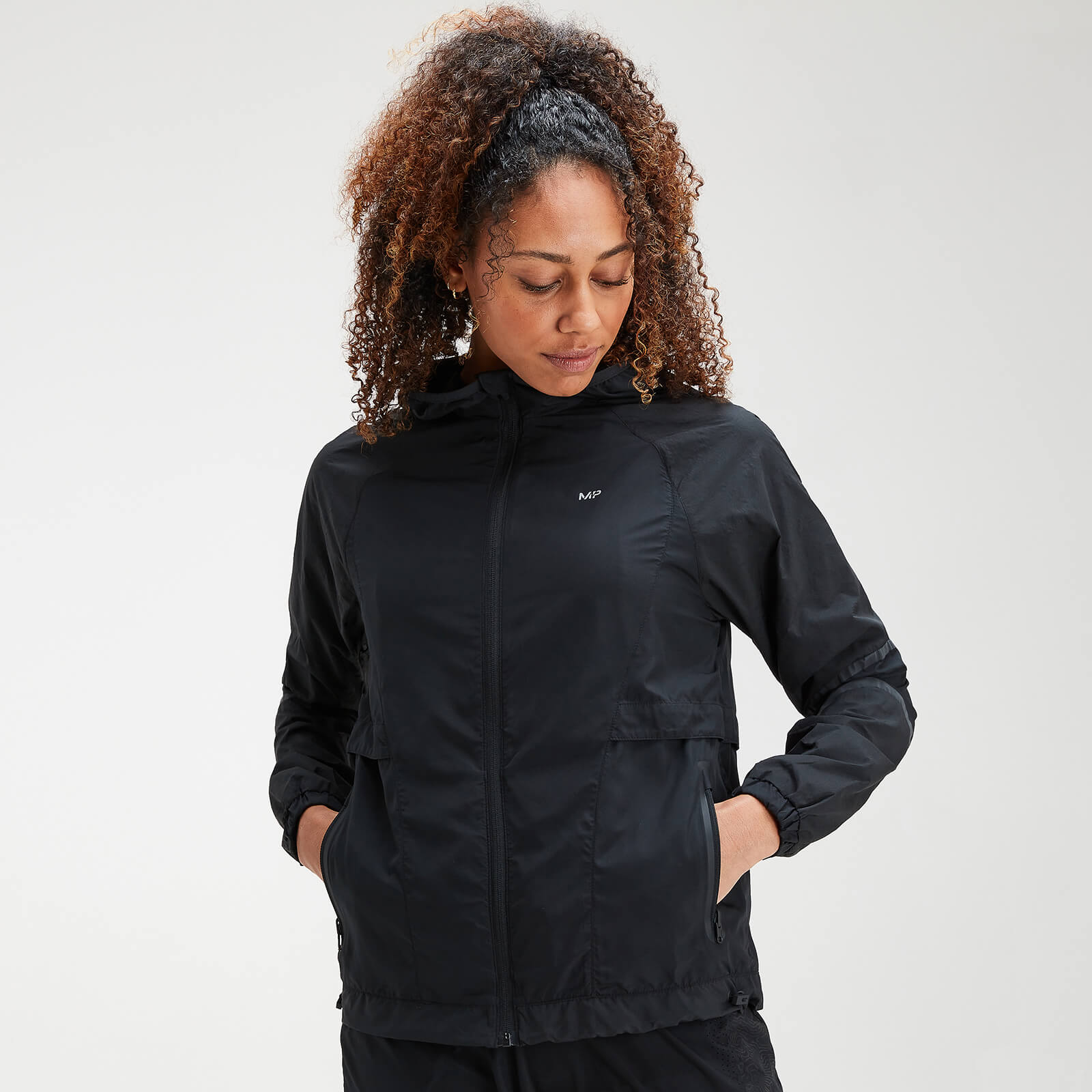 Mp Women's Velocity Running Jacket- Black - XXS