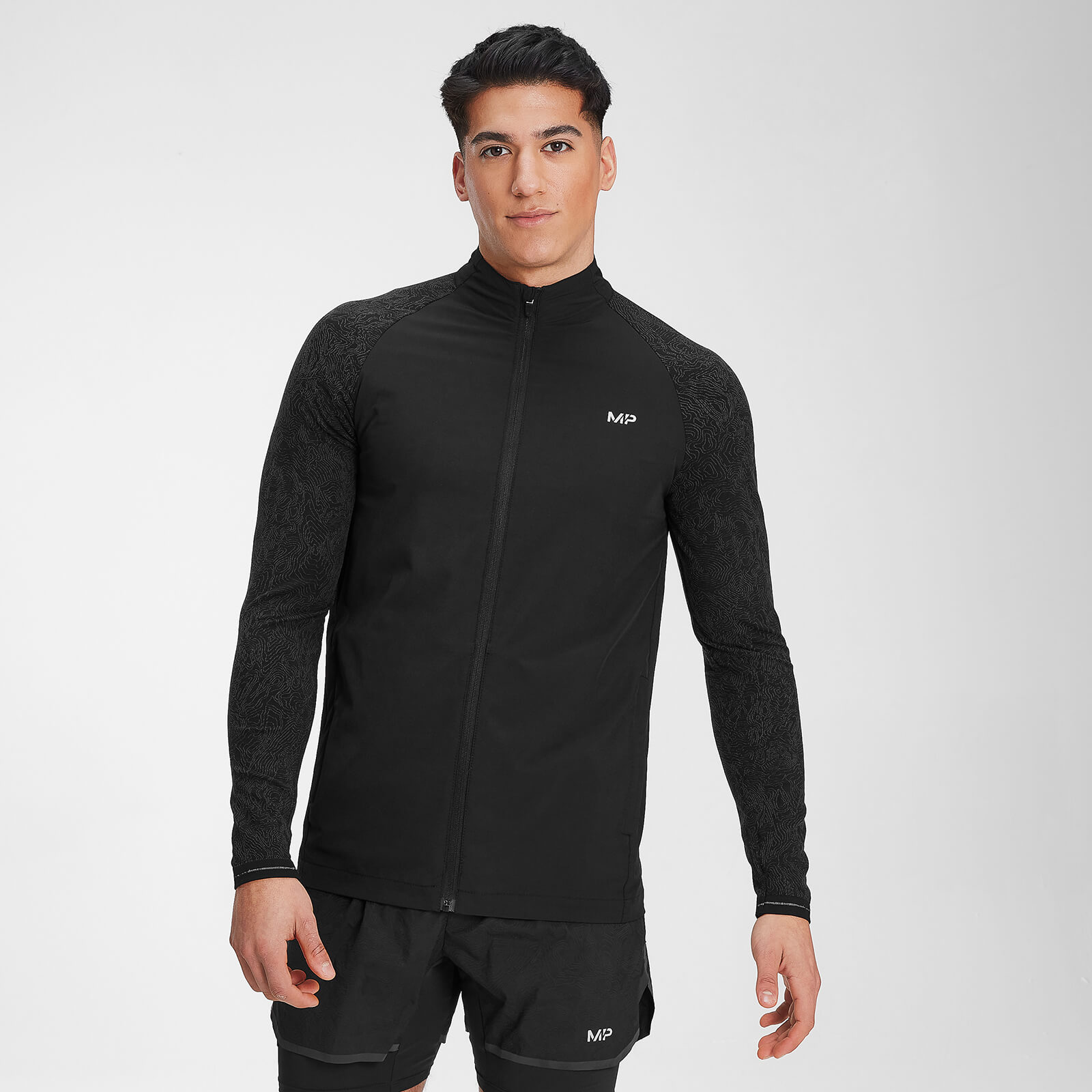 Mp Men's Velocity Track Top- Black - M Mp Men's Velocity Track Top- Black - M