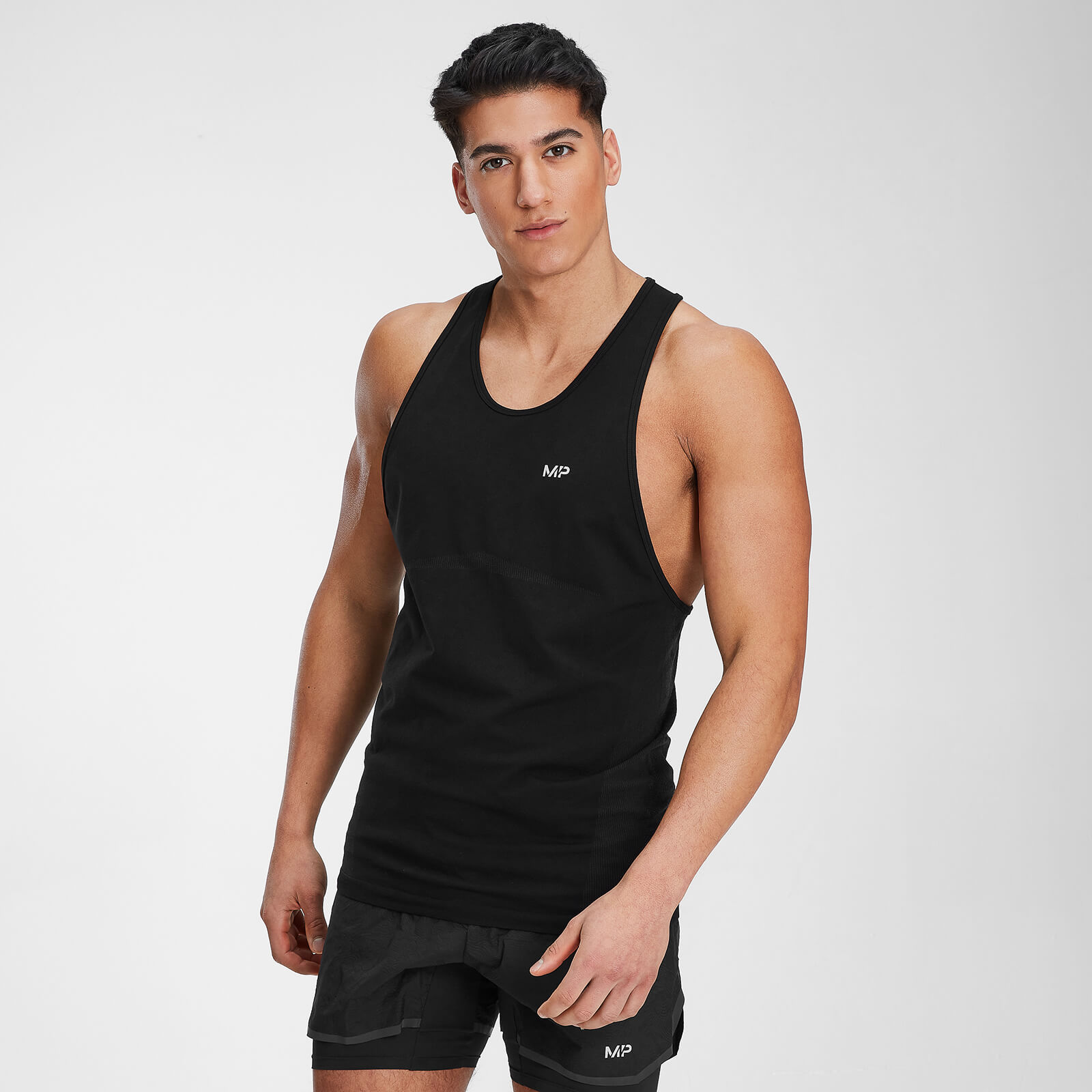 Mp Men's Velocity Tank- Black - S Mp Men's Velocity Tank- Black - S
