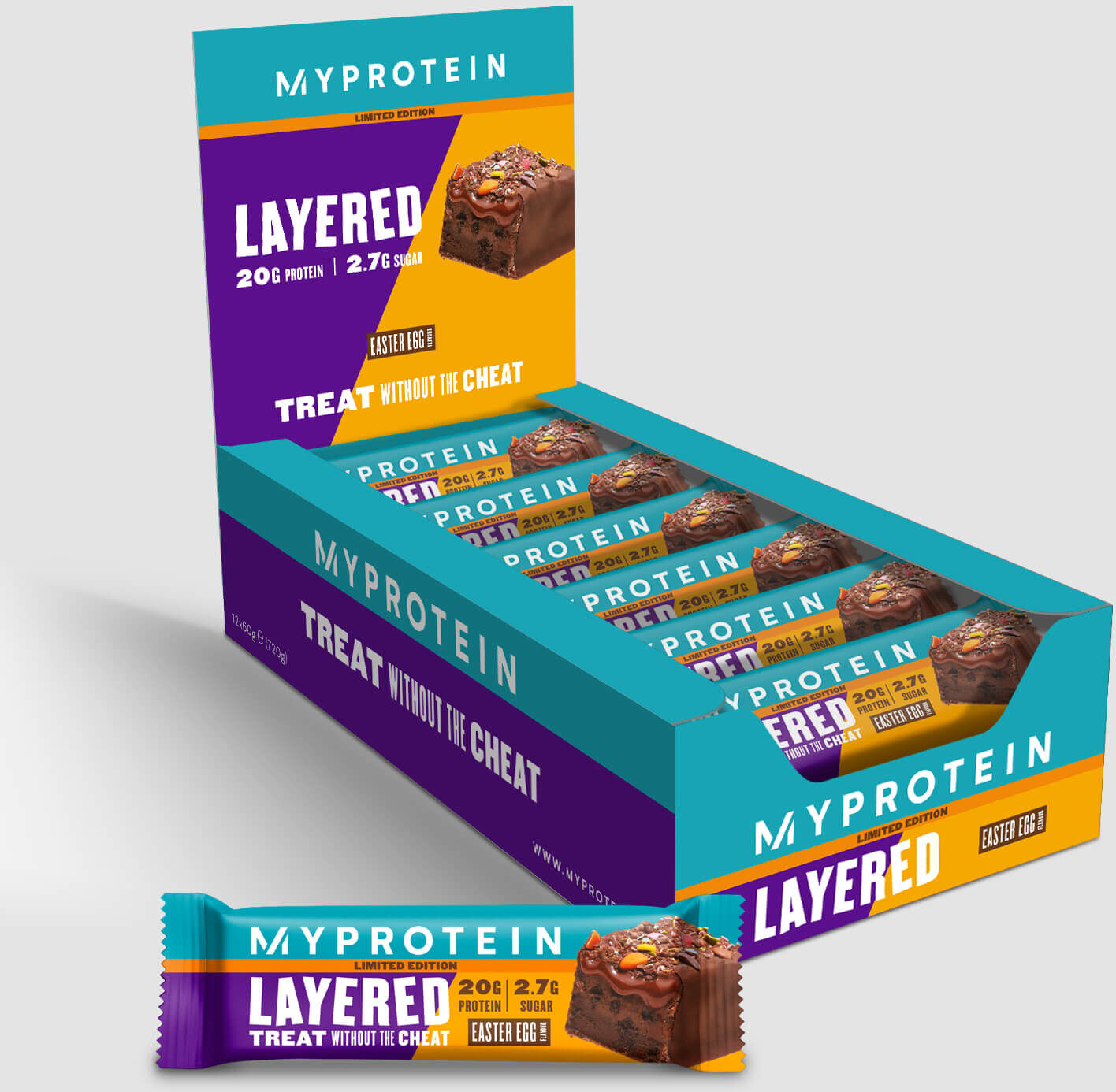 Myprotein Barrita Proteica Layered - Easter Egg Bar Myprotein Barrita Proteica Layered - Easter Egg Bar
