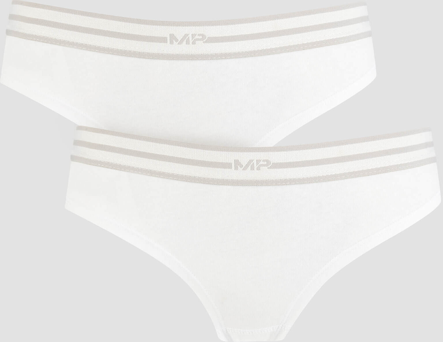 Mp Braguita Hipster de Mujer (Pack de 2) - Blanco - S Mp Braguita Hipster de Mujer (Pack de 2) - Blanco - S