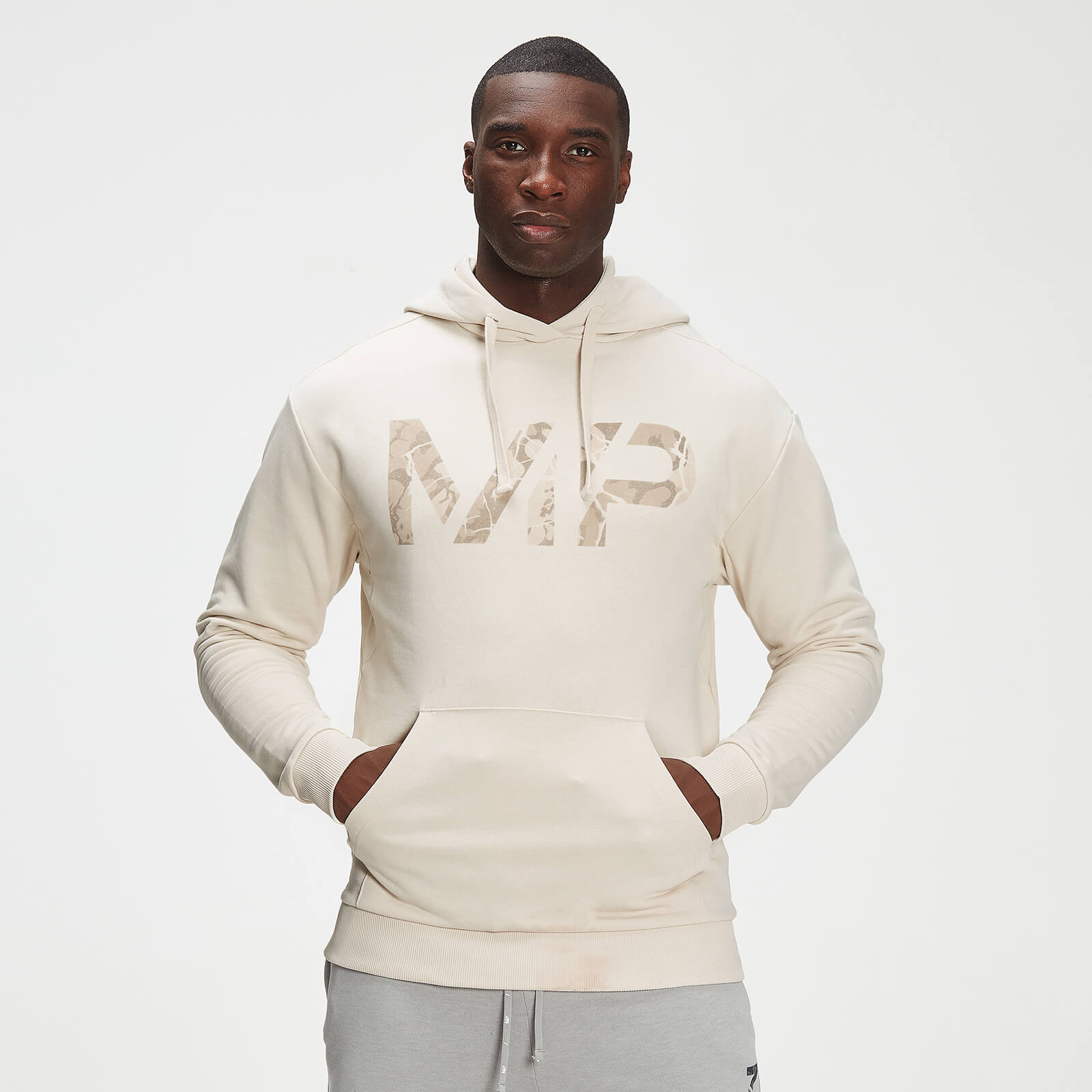 Mp Sudadera con capucha con detalles de camuflaje Tonal Adapt para hombre de  - Crudo - M Mp Sudadera con capucha con detalles de camuflaje Tonal Adapt para hombre de  - Crudo - M