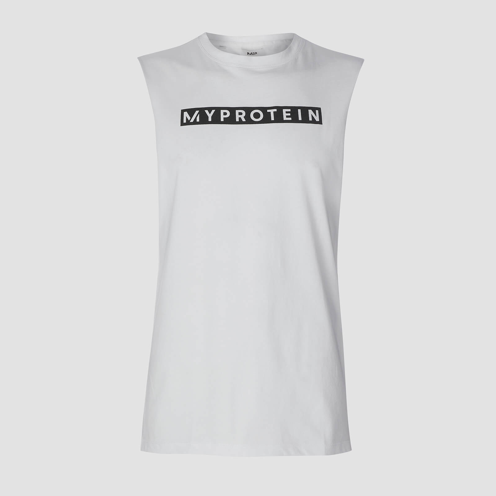 Myprotein Camiseta Sin Mangas con Sisas Caídas The Original - Blanco - XXL Myprotein Camiseta Sin Mangas con Sisas Caídas The Original - Blanco - XXL
