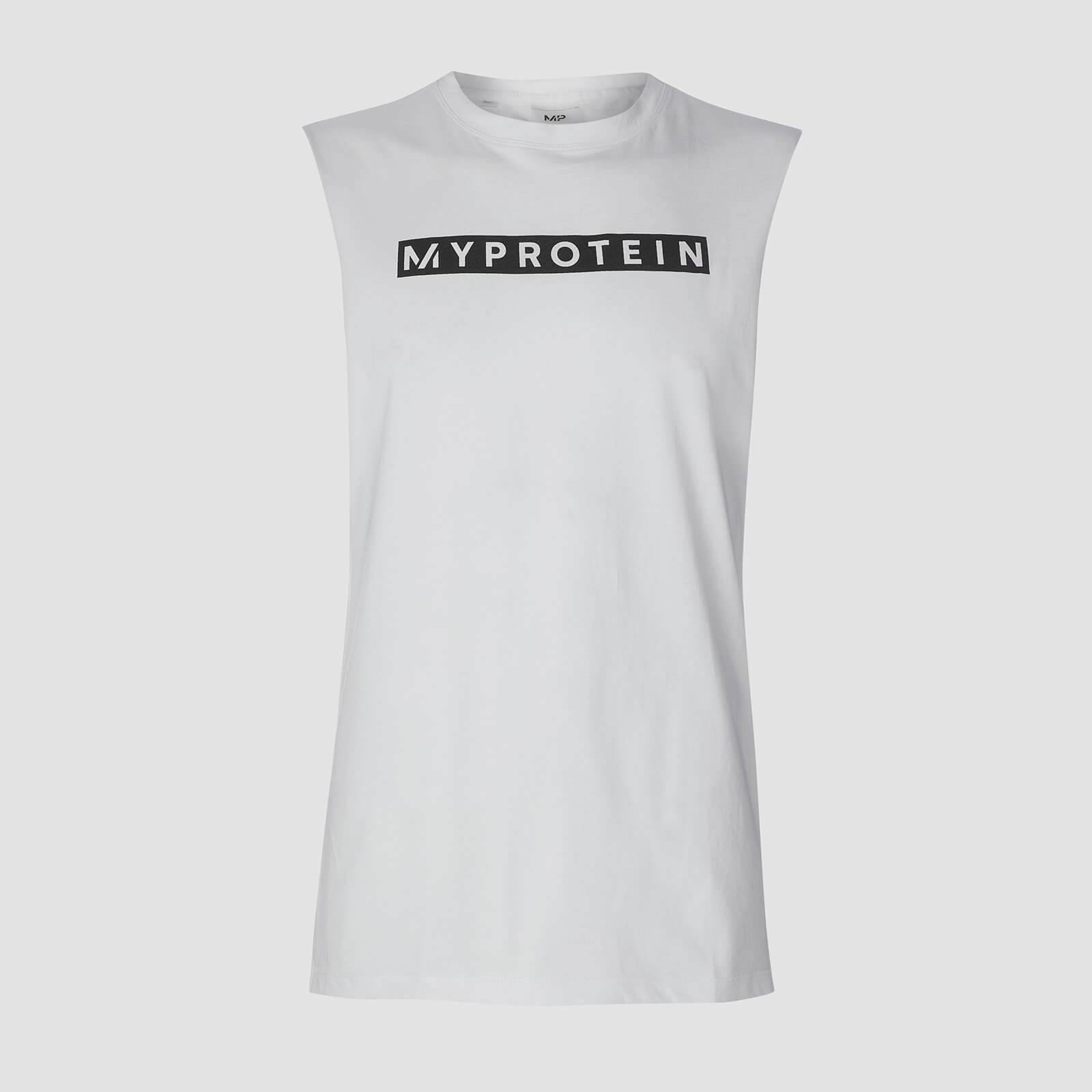 Myprotein Camiseta Sin Mangas con Sisas Caídas The Original - Blanco - M