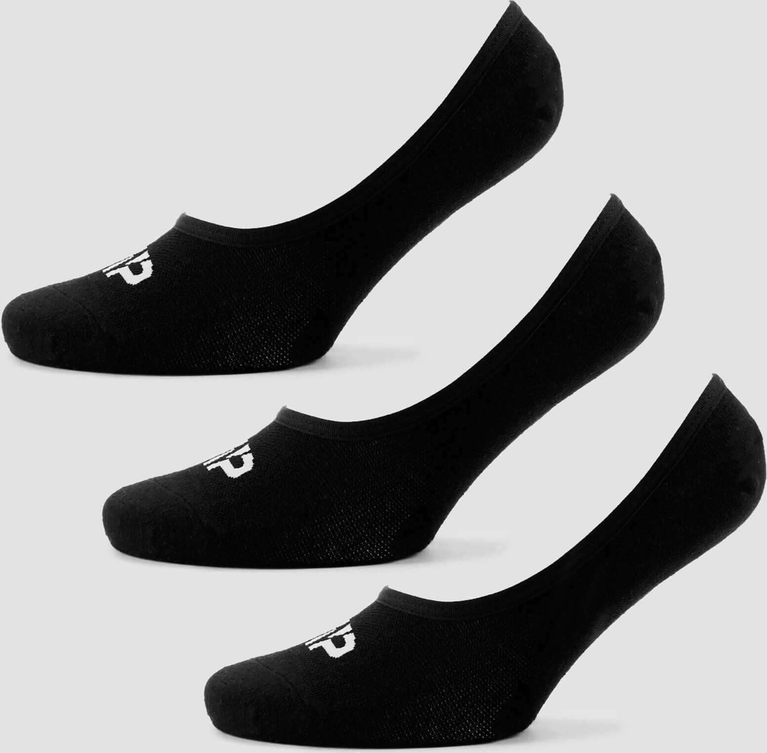 Myprotein MP Women's Essentials Invisible Socks - Black (3 Pack) - UK 7-9 Myprotein MP Women's Essentials Invisible Socks - Black (3 Pack) - UK 7-9