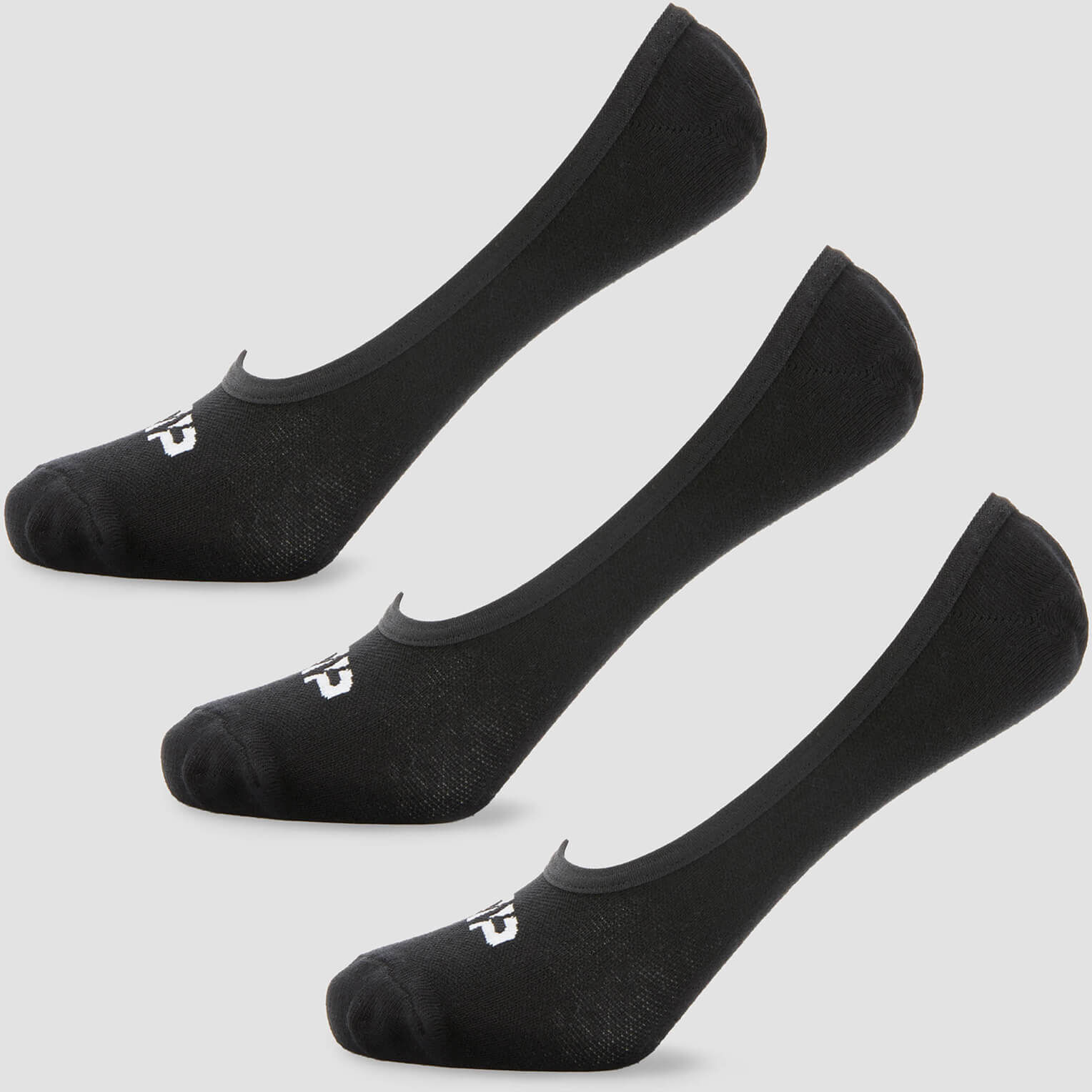 Mp Men's Essentials Invisible Socks - Black (3 Pack) - UK 9-12