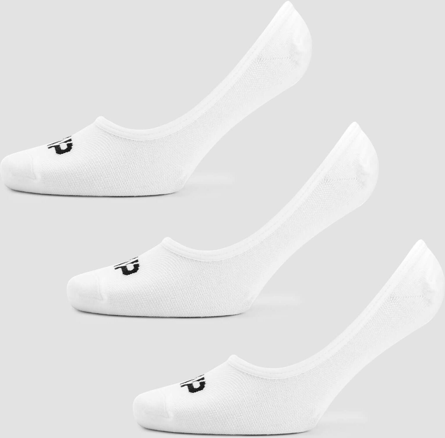 Mp Women's Essentials Invisible Socks - White (3 Pack) - UK 3-6 Mp Women's Essentials Invisible Socks - White (3 Pack) - UK 3-6