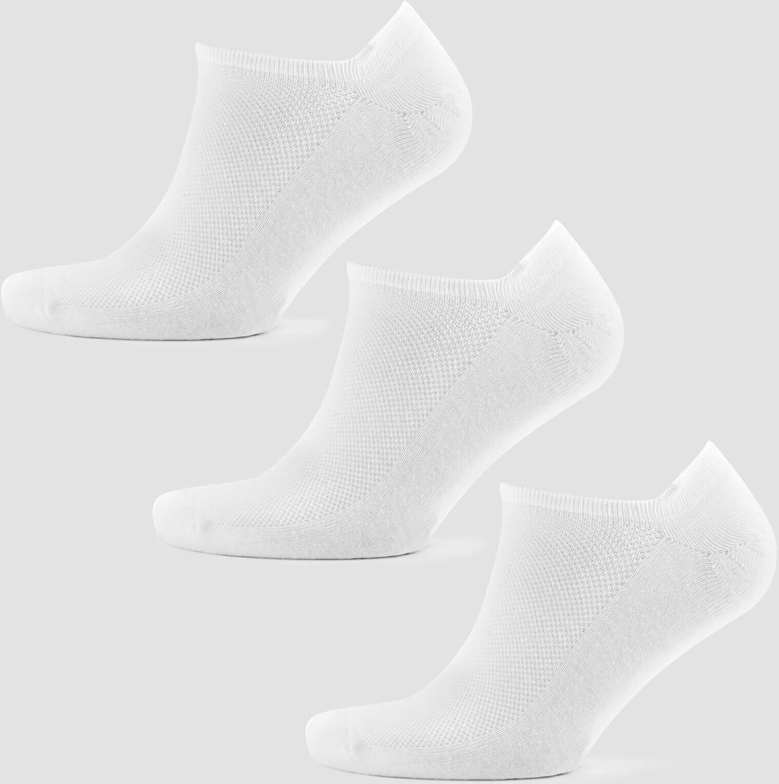 Myprotein MP Men's Essentials Ankle Socks - White (3 Pack) - UK 6-8 Myprotein MP Men's Essentials Ankle Socks - White (3 Pack) - UK 6-8