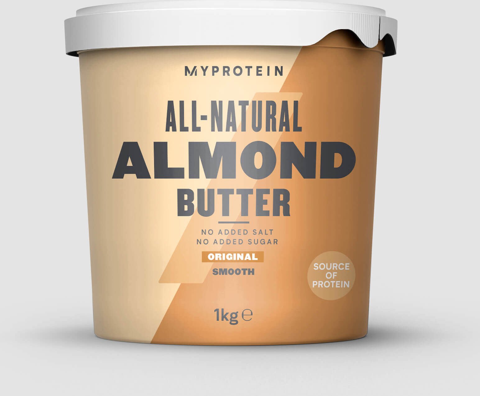 Myprotein Mantequilla de Almendra Natural - 1kg - Original Suave Myprotein Mantequilla de Almendra Natural - 1kg - Original Suave