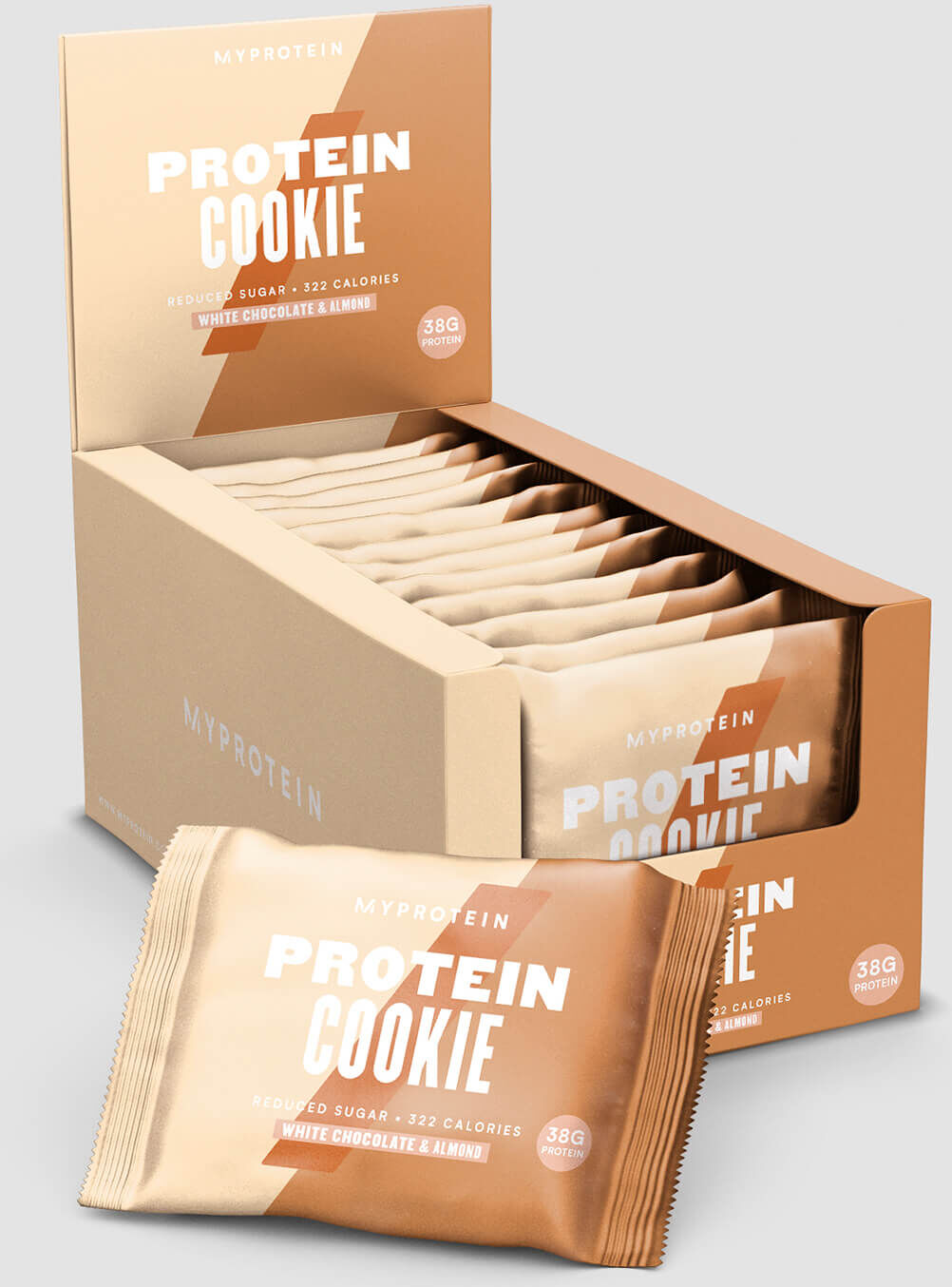 Myprotein Cookie Proteica - Chocolate Blanco con Almendras Myprotein Cookie Proteica - Chocolate Blanco con Almendras