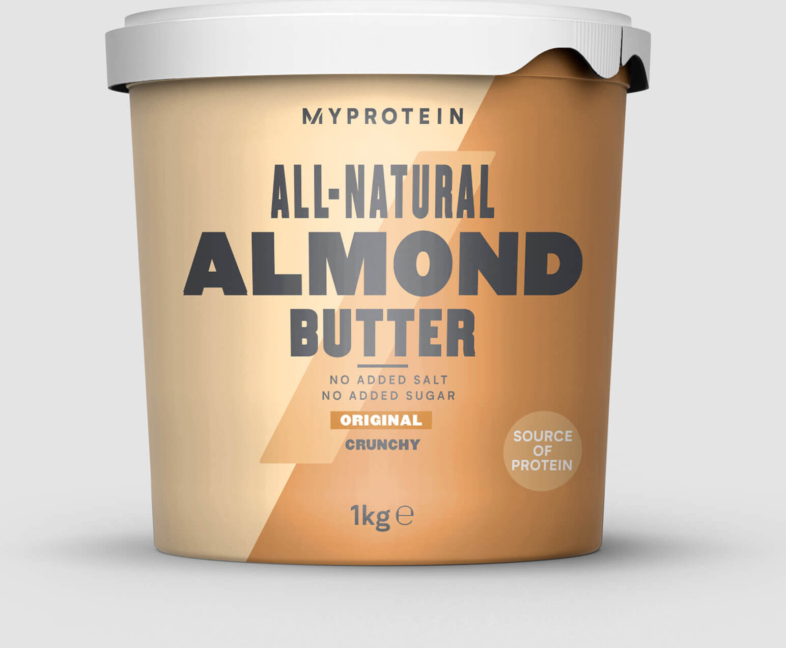 Myprotein Mantequilla de Almendra Natural - 1kg - Original Crocante Myprotein Mantequilla de Almendra Natural - 1kg - Original Crocante