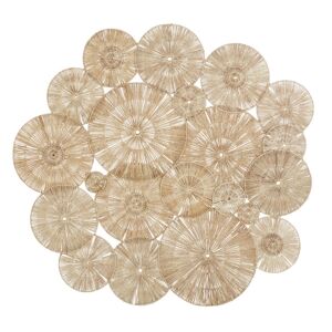 Maisons du Monde Decoración de pared de yute beige y marrón 142 x 145