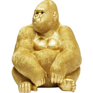 Kare Design Figura deco monkey gorilla side xl oro 76cm