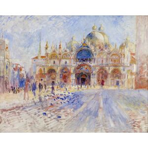 Legendarte La Plaza San Marcos, Venecia - Pierre Auguste Renoir - 60x75cm