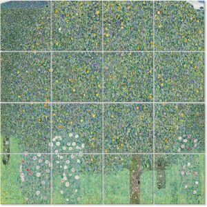 Legendarte Panel Multiple Rosales Debajo De Los Árboles -  Klimt cm 200x200 (16x)