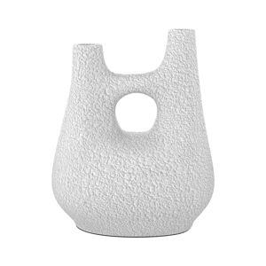 Rendez-Vous Déco Jarrón decorativo blanco de terracota h42cm