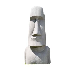 Wanda Collection Estatua gigante del jardín moai de la isla de pascua 1m50