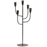 WOOOD Candelabro de metal negro h57