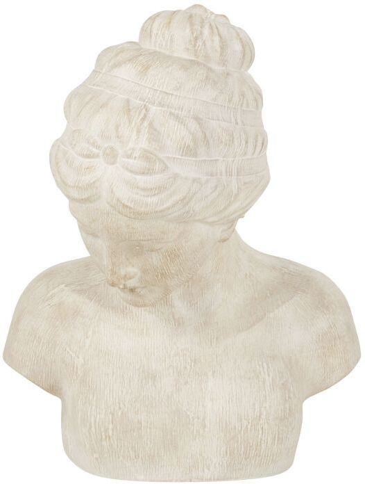 Maisons du Monde Busto de mujer en beige con efecto envejecido, alt. 50