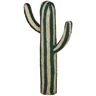 Maisons du Monde Figura de cactus bicolor a rayas en verde, alt. 120