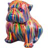 Wanda Collection Estatua jardín deco moderno bulldog trash 40cm