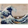 Legendarte Panel Multiple La Gran Ola De Kanagawa - K. Hokusai cm. 150x200 (12x)