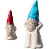 Wanda Collection Escultura de jardín decorativo tomte 50 cm turquesa