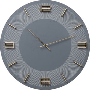 Kare Design Reloj pared gris/oro ø49cm