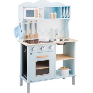 New Classic Toys Cocina de madera azul cielo